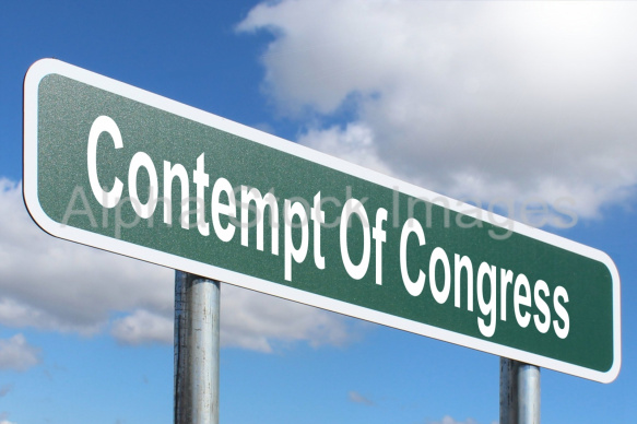 Contempt Of Congress