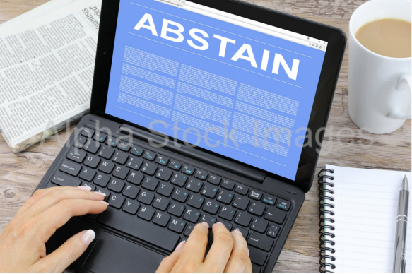 abstain