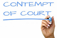 contempt of court
