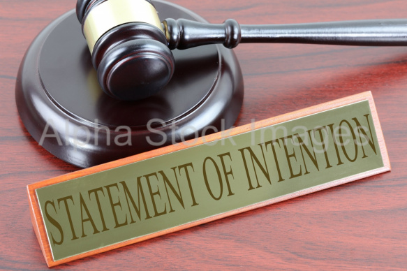 Statement of Intention