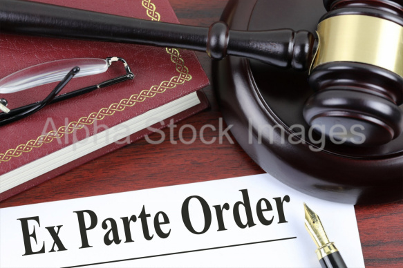 ex parte order