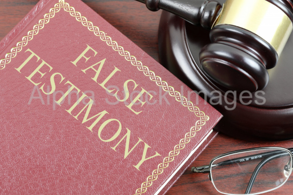 false testimony