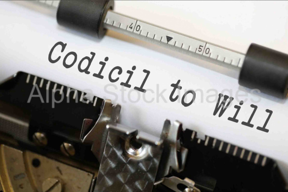 Codicil to Will