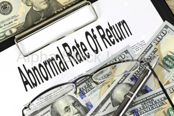 abnormal rate of return