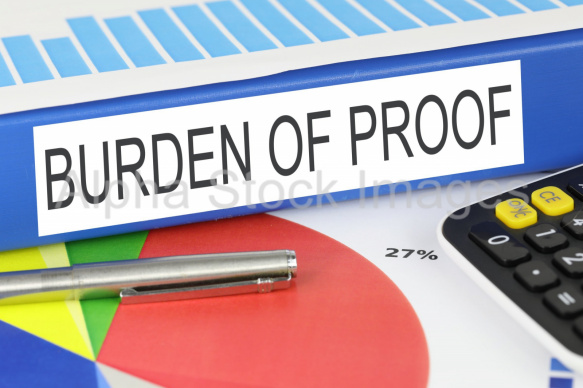 burden of proof