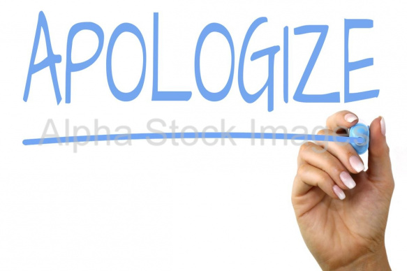 apologize