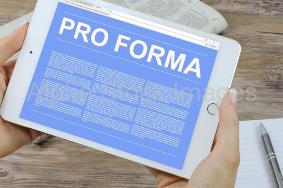 pro forma