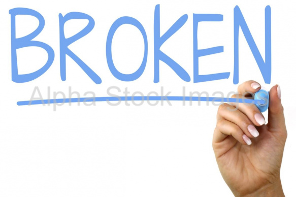 broken