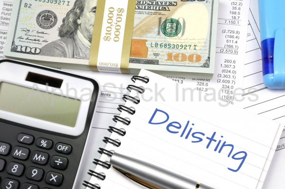 delisting