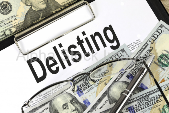 delisting