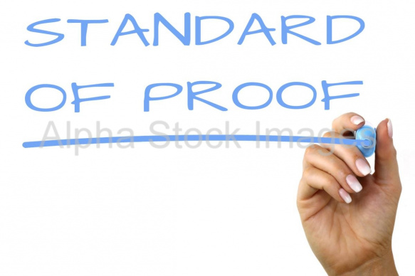 standard of proof