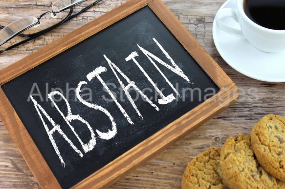 abstain