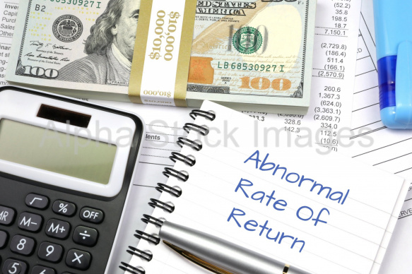 abnormal rate of return