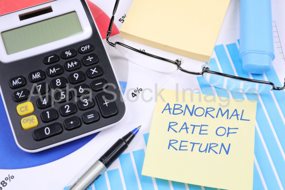 abnormal rate of return