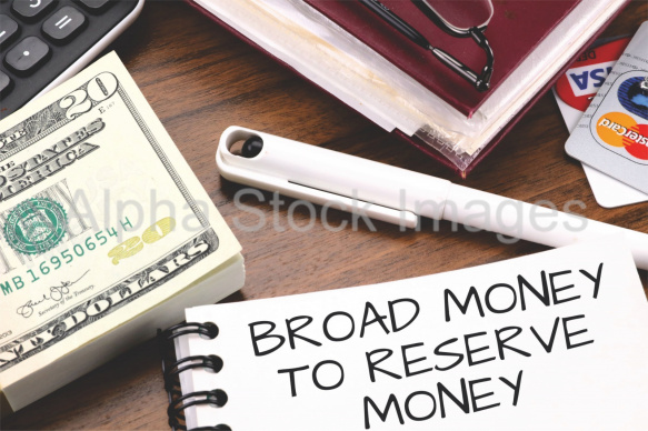 broad money to reserve money