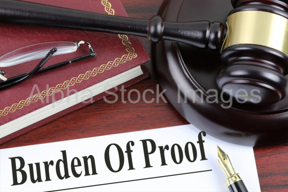 burden of proof