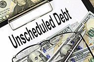 unscheduled debt