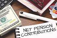 net pension contributions