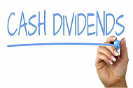 cash dividends