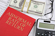 abnormal rate of return