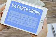 ex parte order