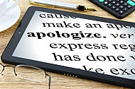 apologize