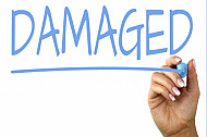 damaged